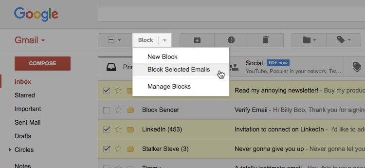 BlockSenderApp's tweet image. Block and bounce back emails with Block Sender&apos;s browser extension for Gmail blocksender.io #email #spam