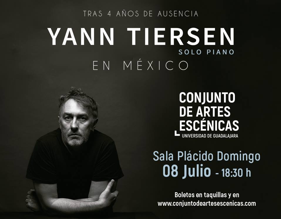 Robotania's tweet photo. Amigas y amigos de Guadalajara, el @Conjuntodeartes me mandó un boleto doble para que vayan al concierto de @yanntiersen Denle mucho ❤️ y RT para lanzar la dinámica 🤖 Es un gran evento en el que tienes que estar, además en un espacio hermoso de GDL 🎼🎹🎻 https://t.co/KeZQwYrTgx