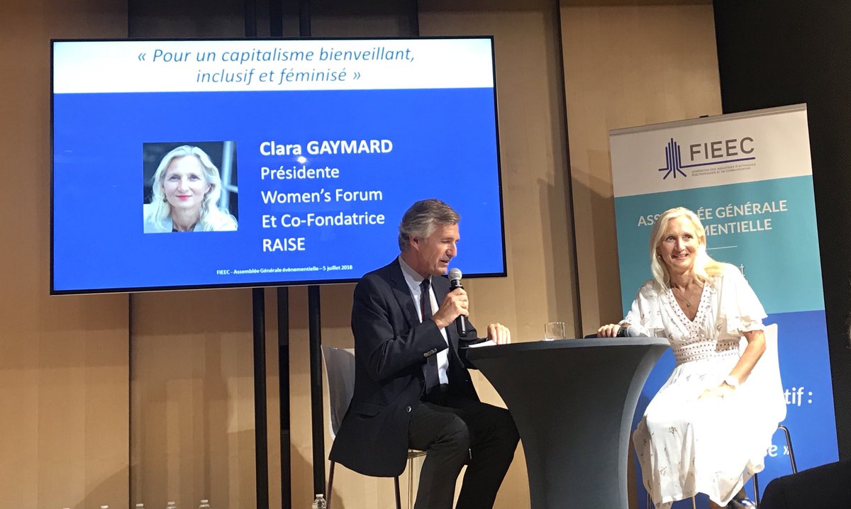 <a href="/Clara_Gaymard/">Clara GAYMARD</a> <a href="/FIEEC/">FIEEC</a> entreprises jouent rôle dans le bien commun. Oui, Il est temps qu’en France la création de richesse soit vue comme une possibilité de la partager. #managementbienveillant