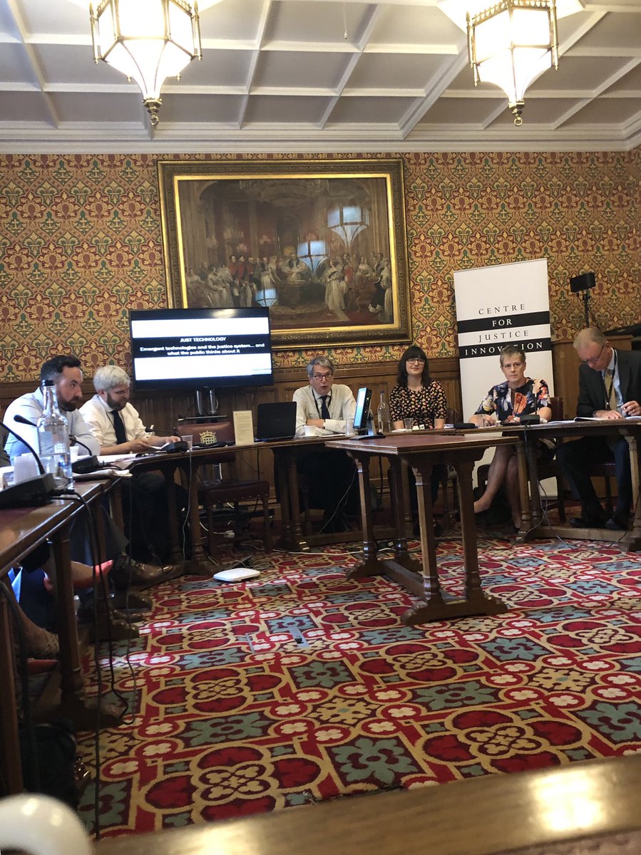 KatyBourne's tweet image. Thought-provoking report ‘Emergent Technologies &amp;amp; The Justice System’ launched by @CJInnovation chaired by Lord Wasserman + Lord Hogan-Howe, @libertyhq et al #justtech justiceinnovation.org/portfolio/just…