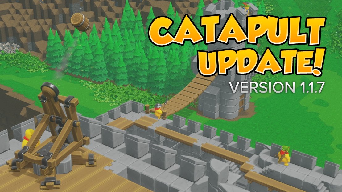 oHEY, we just shipped the Catapult Update - it makes the catapult significantly easier, more fun and more useful! Deets: steamcommunity.com/games/227860/a… #indiegame #gaming