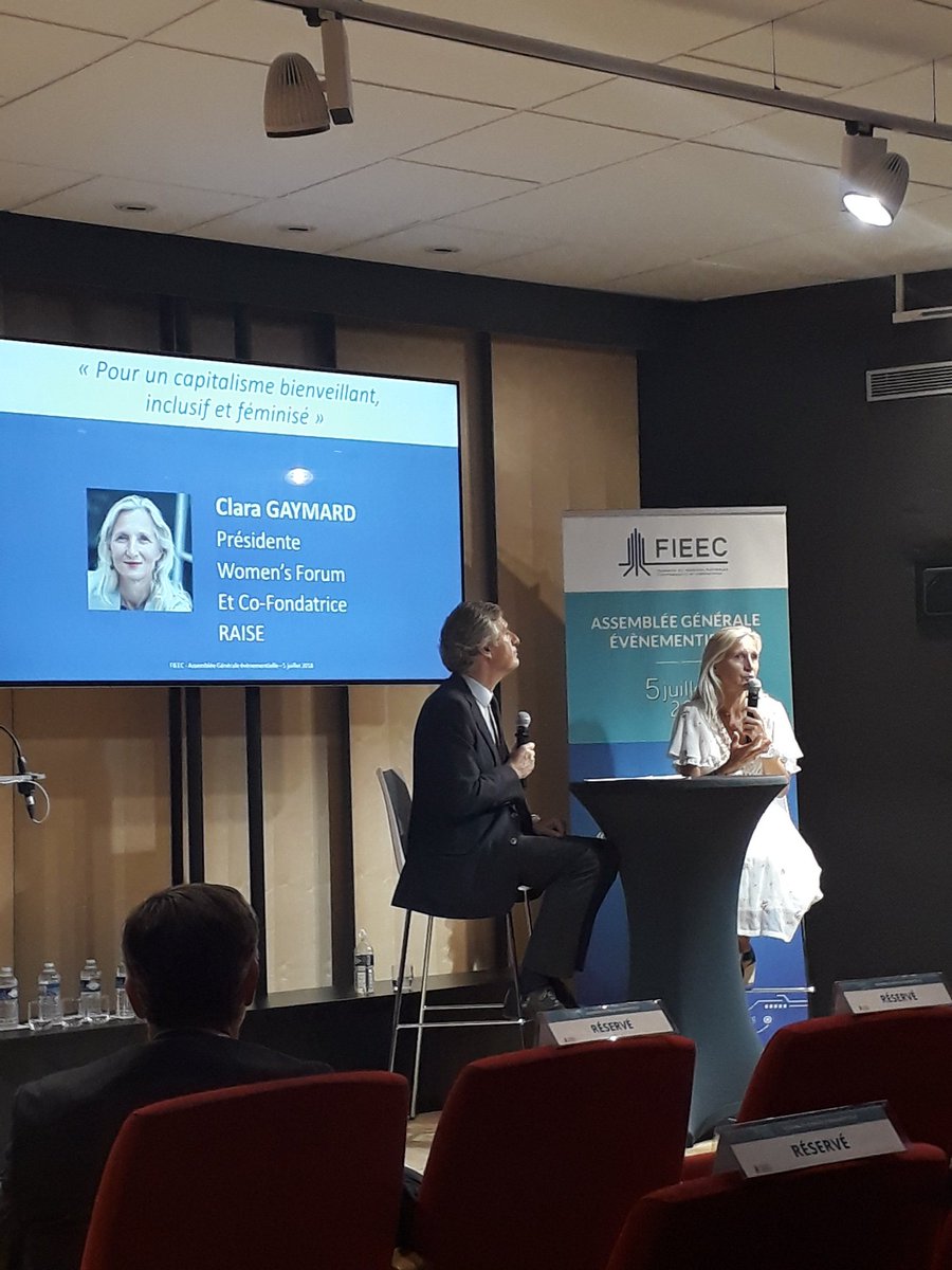 Clara Gaymard se livre à  un vibrant plaidoyer pour un capitalisme bienveillant, inclusif, et féminisé à l'AG de la <a href="/FIEEC/">FIEEC</a>.