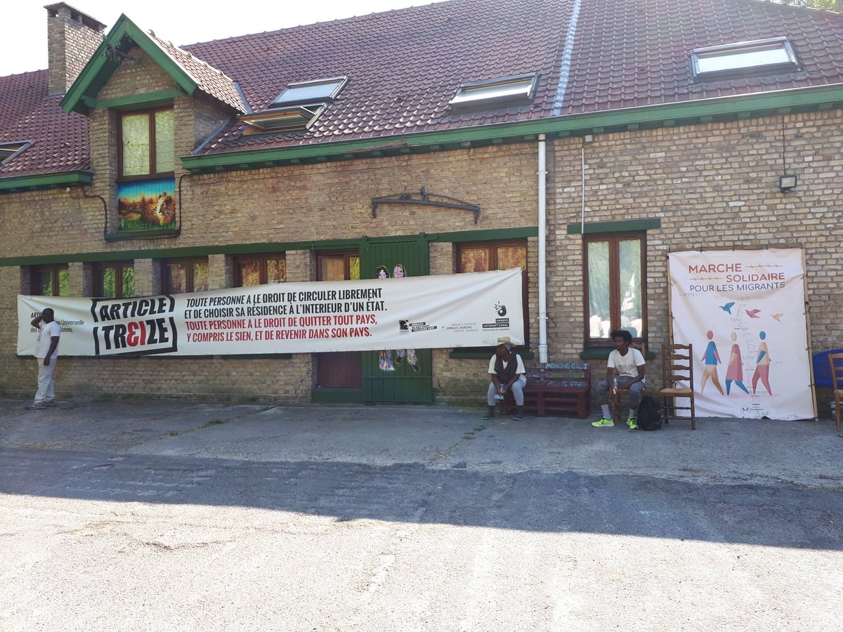 La communauté Emmaüs de #GrandeSynthe accueille la #MarcheSolidaire pour les migrants ! Au programme : goûter, marche festive vers la mairie et BBQ en soirée pour dire NON à la #LoiAsileImmigration et OUI à un accueil digne et humain. #EGMigrations #OnContinue #SoyonsHumains