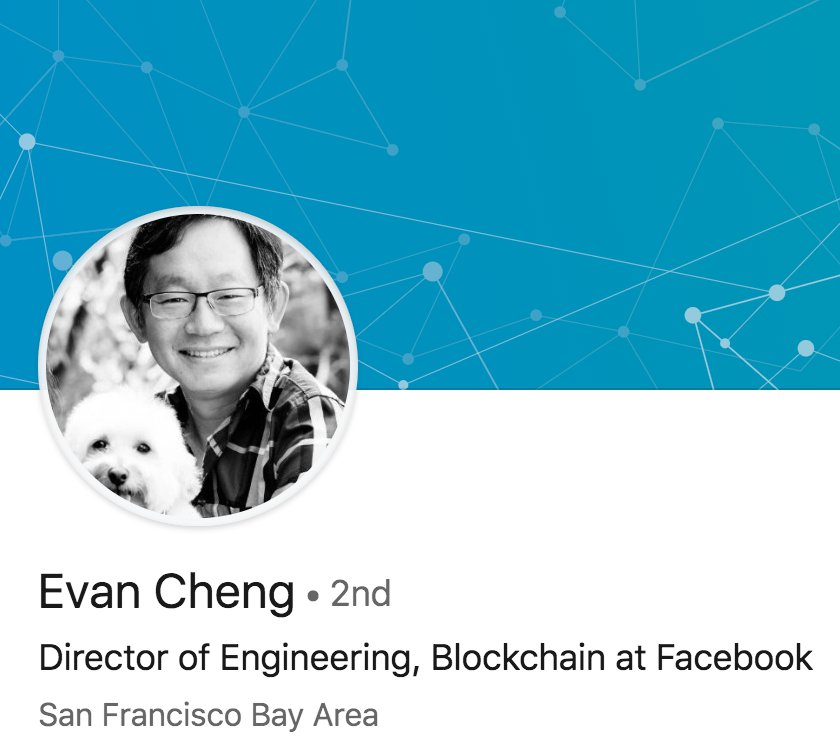 TechCrunch's tweet image. One of Facebook’s most senior engineers just became Director of Engineering, Blockchain tcrn.ch/2u8Zhl0 by @sohear