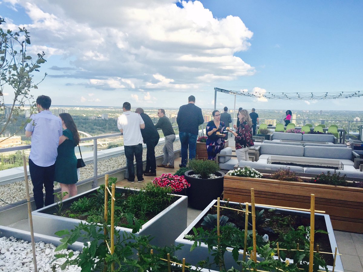 riddell_scott's tweet photo. Amazing rooftop wrap up party with our ATB X YEG team. So proud of you all! Scotty #atbx #yeg #atbfinancial https://t.co/NzaJHPErTk