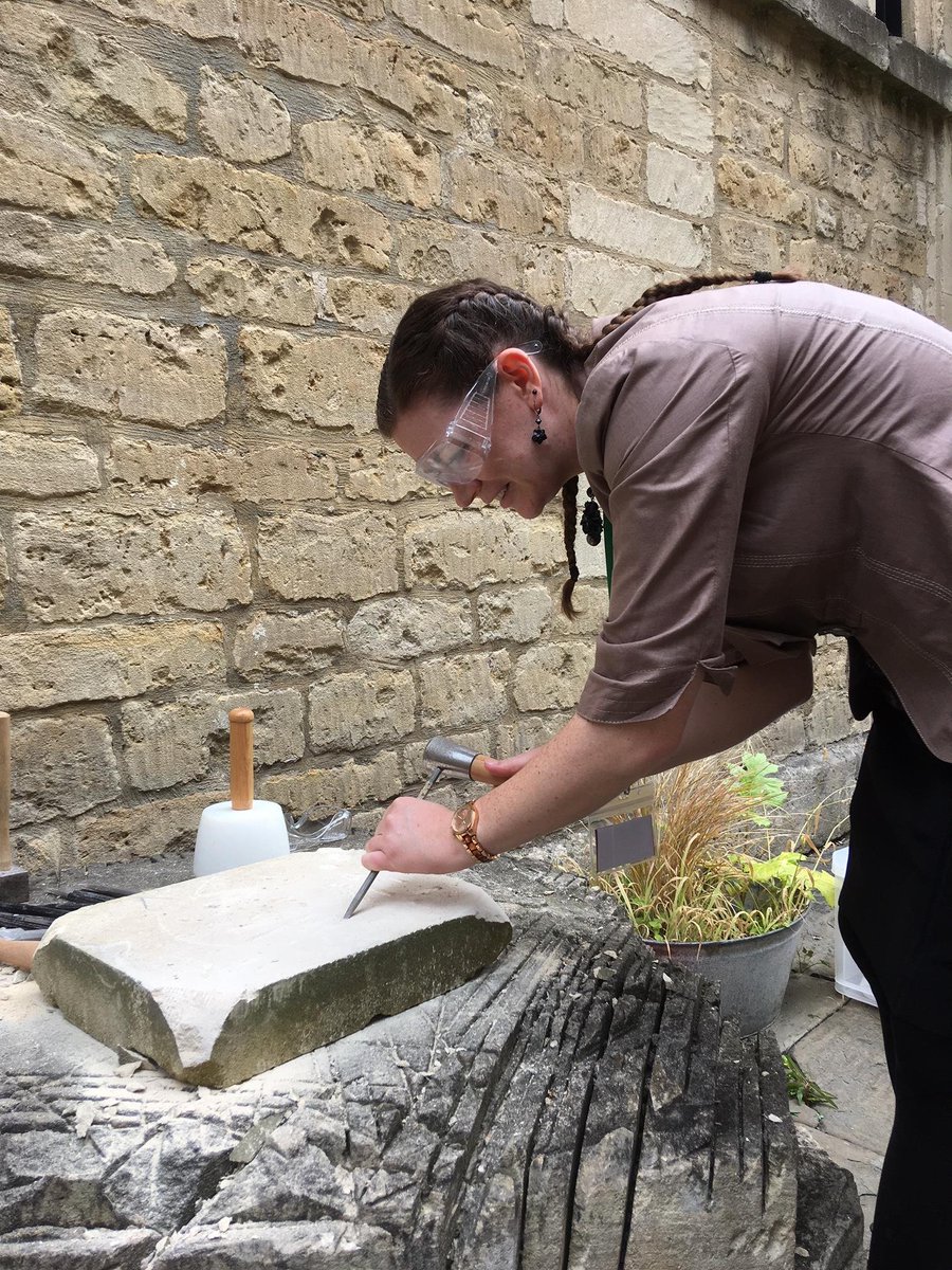 No1Museum's tweet image. Lovely to have @OpenPalace emerging heritage professionals on site again for the fourth year running @No1Museum @BeckfordsTower &amp;amp; stone carving in our courtyard at @MuseumBathArch. Have a great time on the rest of your amazing programme! #internationalstudents #museumlearning