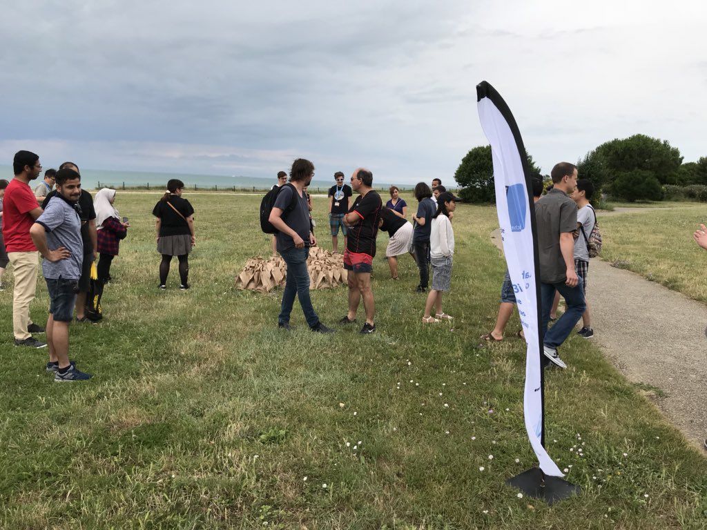 ssda2018's tweet photo. Some photos from picnic lunch during social event of #ssda2018 @UnivLaRochelle @L3i_LaRochelle @IAPR_TC11 @IAPR_TC10 https://t.co/Z5aKZpHrw6