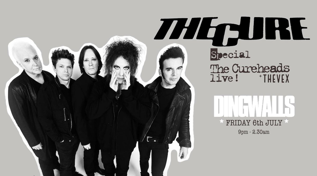 TheVexOfficial's tweet photo. Looking forward to our gig tomorrow with @TheCureheads at the @cherrycolaclub night @dingwallscamden #livemusic #gig #camden #london #TheCure https://t.co/HbkLulX1PE
