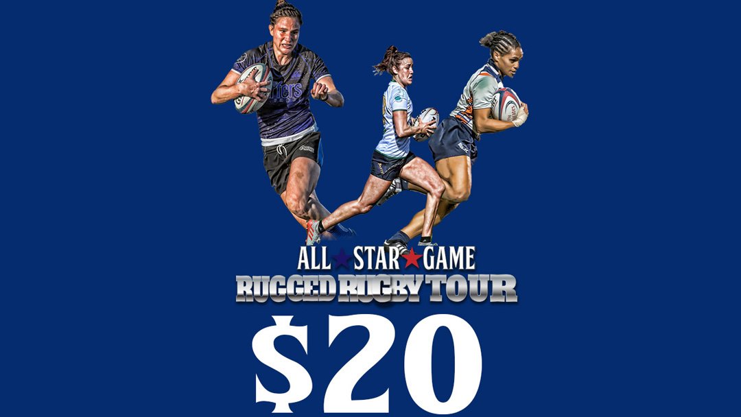 Now thru Sunday tickets are on sale for $20 [FEES INCLUDED]. Come for a full day of fun featuring USA's best women's rugby at DU on July 28th. Use Promo Code "July4" for special pricing.

#denver #rugby #wplrugby #wrugby #wplallstars #eastvswest #ruggedrugbytour