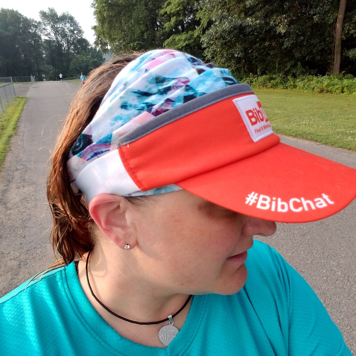 90° temps won't stop me- especially with my @buff_usa buff to keep not only my head cool, but my entire body! Wetting it every few miles was even better!  Finished the final half marathon of the week w/minimal heat issues!  Thanks Buff!!
#buffBR #LiveMoreNow #bibchat #BibRavePro