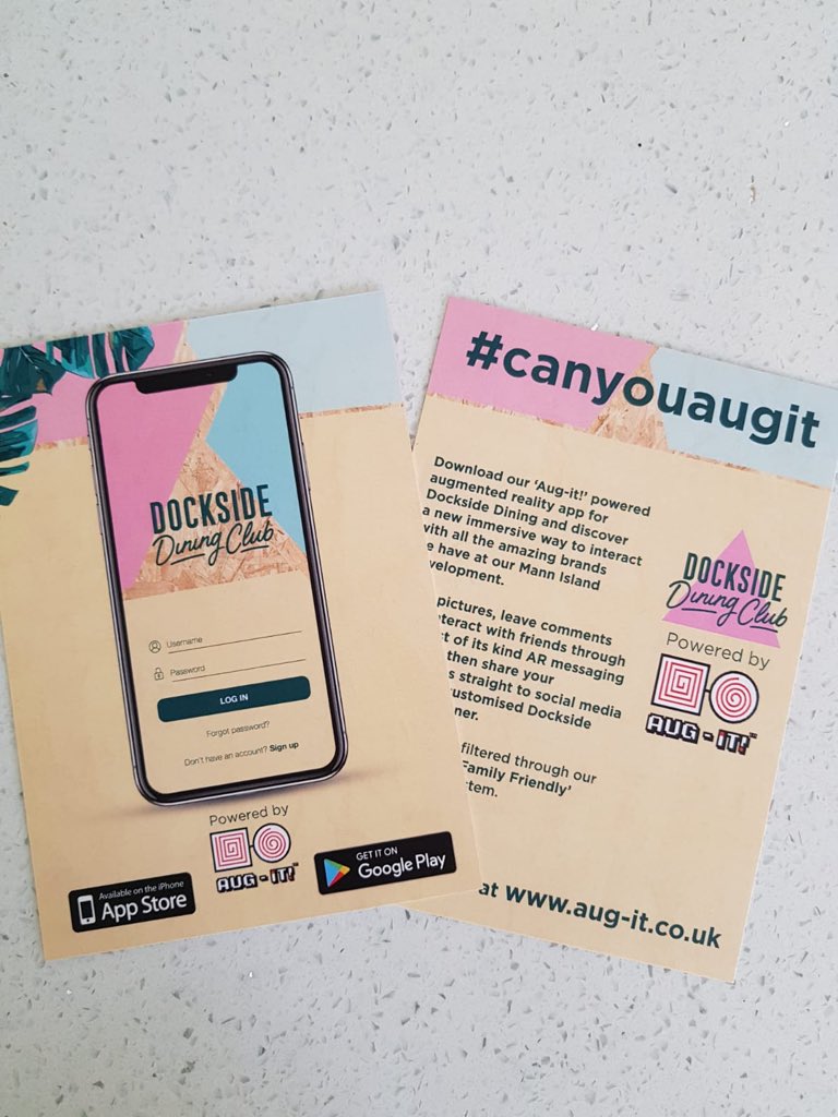DocksideDClub's tweet photo. Guys....check our amazing FIRST OF IT’S TYPE - augmented reality app....Completed in time for our big launch this weekend and exclusively created but the outstanding gang @Augituk #canyouaugit #docksidediningclub #getinvolved #liverpool RT to be at our VIP launch tomorrow https://t.co/WJj6rrFbkH
