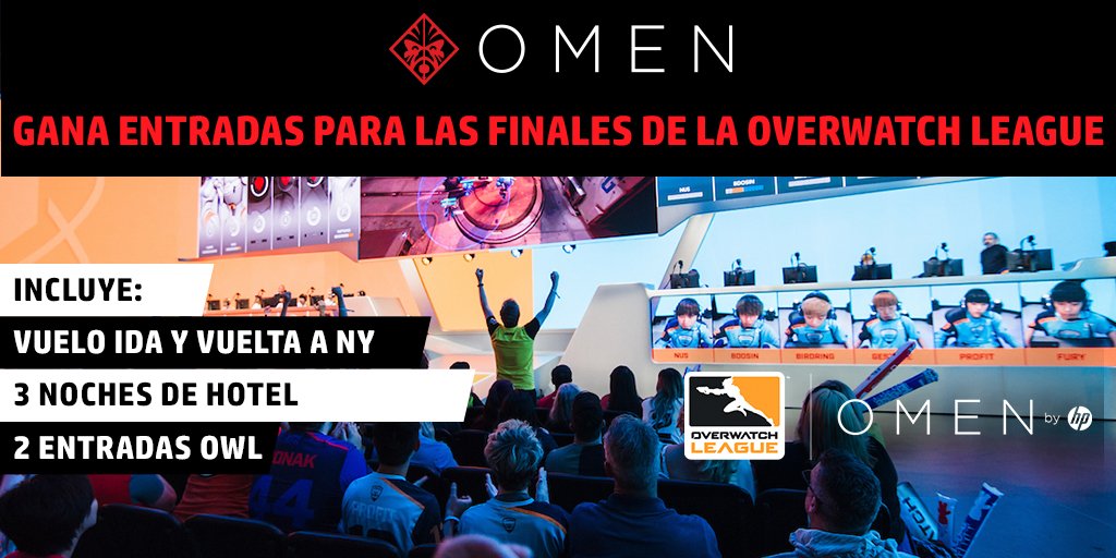 ¿Quieres vivir las finales de la @overwatchleague en directo? ¡Nosotros te damos la oportunidad!

Sigue las instrucciones y consigue un vuelo para dos personas y 3 noches de estancia en Nueva York más 2 entradas para vivir las primeras finales de la OWL.

hp.tl/6006Doz5g