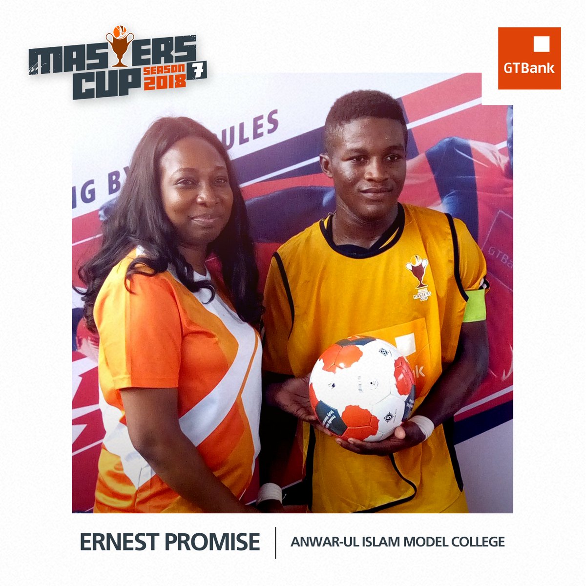 gtcrea8's tweet photo. Say Hello to our #Born2Crea8Fc MVPs🤩🤩 from the Semi Final games of @gtbank Masters Cup.
#EnrichingLives. https://t.co/3NLpXUUwjm