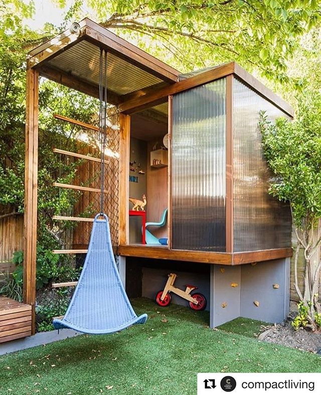 Composite_Prime's tweet photo. The kids would definitely love this quirky #compactliving playhouse in the backyard of London architect Henri Bredenkamp! How much fun would they have playing in here over the school holidays? RG @compactliving

#FABprefab #Prefapedia #cabin #shed #tinyh… https://t.co/5CUxv06fJ4 https://t.co/Gxm1219BSl
