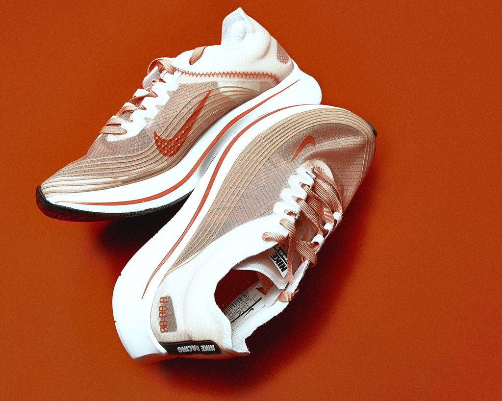 nike zoom fly sp dusty peach