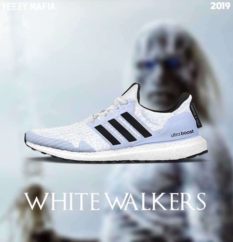 ultraboost white walkers