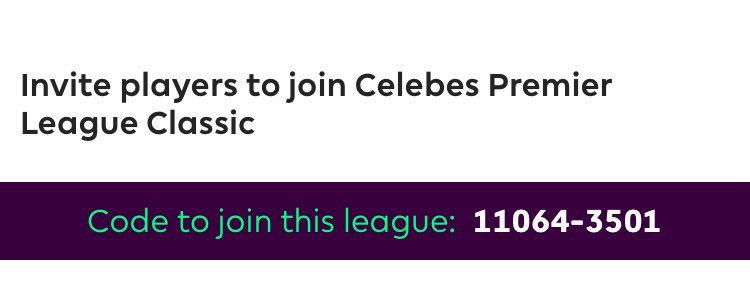FPLCELEBES's tweet photo. ✂️🎗@OfficialFPL IS BACK!🎗✂️

Ladies &amp; Gentlemen. Please Welcome!

🏆 CELEBES PREMIER LEAGUE 🏆

Celebes PL Classic 2018/19
Reward:
🥇500k
🥈300k
🥉200k

Celebes PL H2H 2018/19
Reward:
🥇500k
🥈300k
🥉200k

Rules: follow&amp;mention nama manager. bebas ternak akun.

Kode Liga:📷 https://t.co/fugD3eHABt
