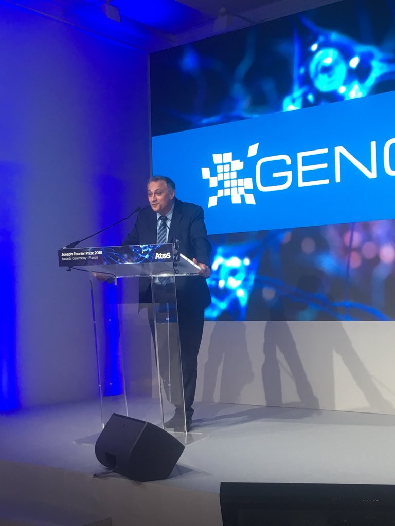 AtosFR's tweet photo. Prix Atos - Joseph Fourier Philippe Lavocat PDG de @Genci_fr rappelle : « Joseph Fourier était un passionné, il croyait en une science au service de la société et une science d’opportunité comme nous » #passionscience #AtosTechDays https://t.co/B7ToOdasKJ