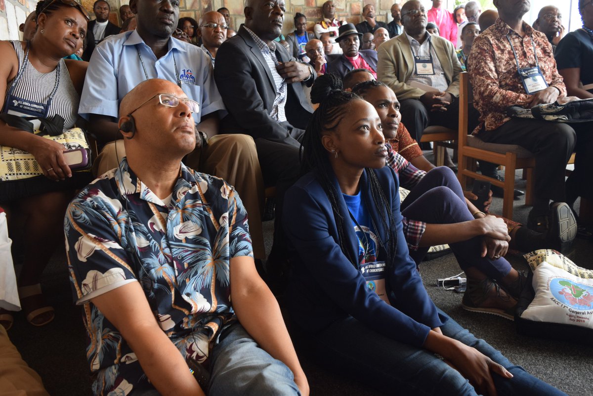AaccCeta's tweet photo. Participants took time away from the Assembly to reflect on the effects of tribal segregation and ethnic divisions through the experience from the Rwandan genocide in 1994.#DignityFirst #AACC #11thGA https://t.co/2LfxpdgOOa