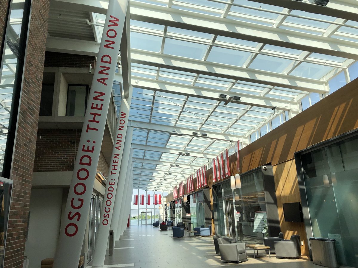 emilykiddwhite's tweet photo. First week as an Assistant Professor at @OsgoodeNews. An office-unpacking selfie. A new lanyard for my keys and passes (because I’ve always wanted one of those). So happy to be part of this community. https://t.co/CHAeicTCbQ