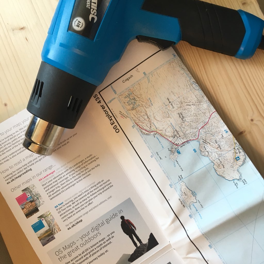 kev_adventure's tweet image. If like me the first thing you do with an @OSleisure map is remove the sleeve. It’s easy easy to do with a heat gun or hairdryer to melt the glue. 

No more ripped maps. 🗺 

#kevstoptips #outdoorbloggers