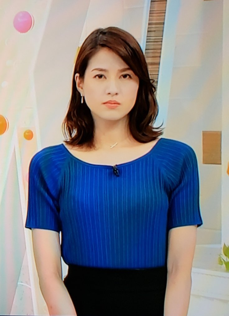 ぷっ ぷっ ぷー בטוויטר もしかしてブラ透けてる めざましテレビ 永島優美 ニット おっぱい ブラ透け