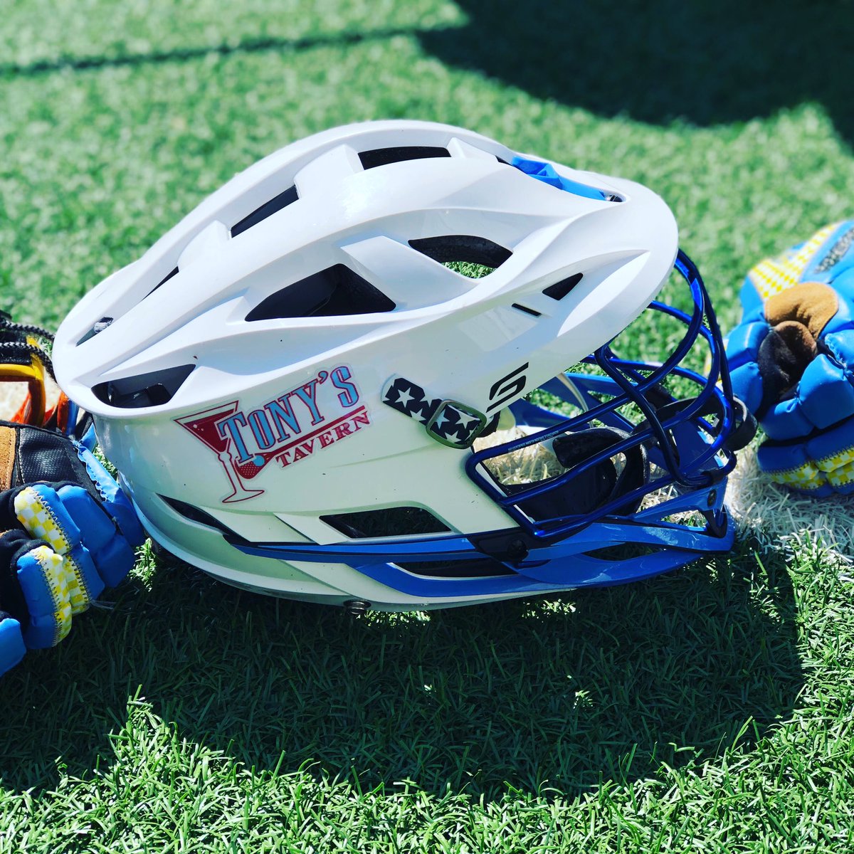 Tonystavernlax's tweet photo. @Tonystavernlax New lid makes debut #vaillacrosse2018 masters tourney https://t.co/xE6cpF5Ft8