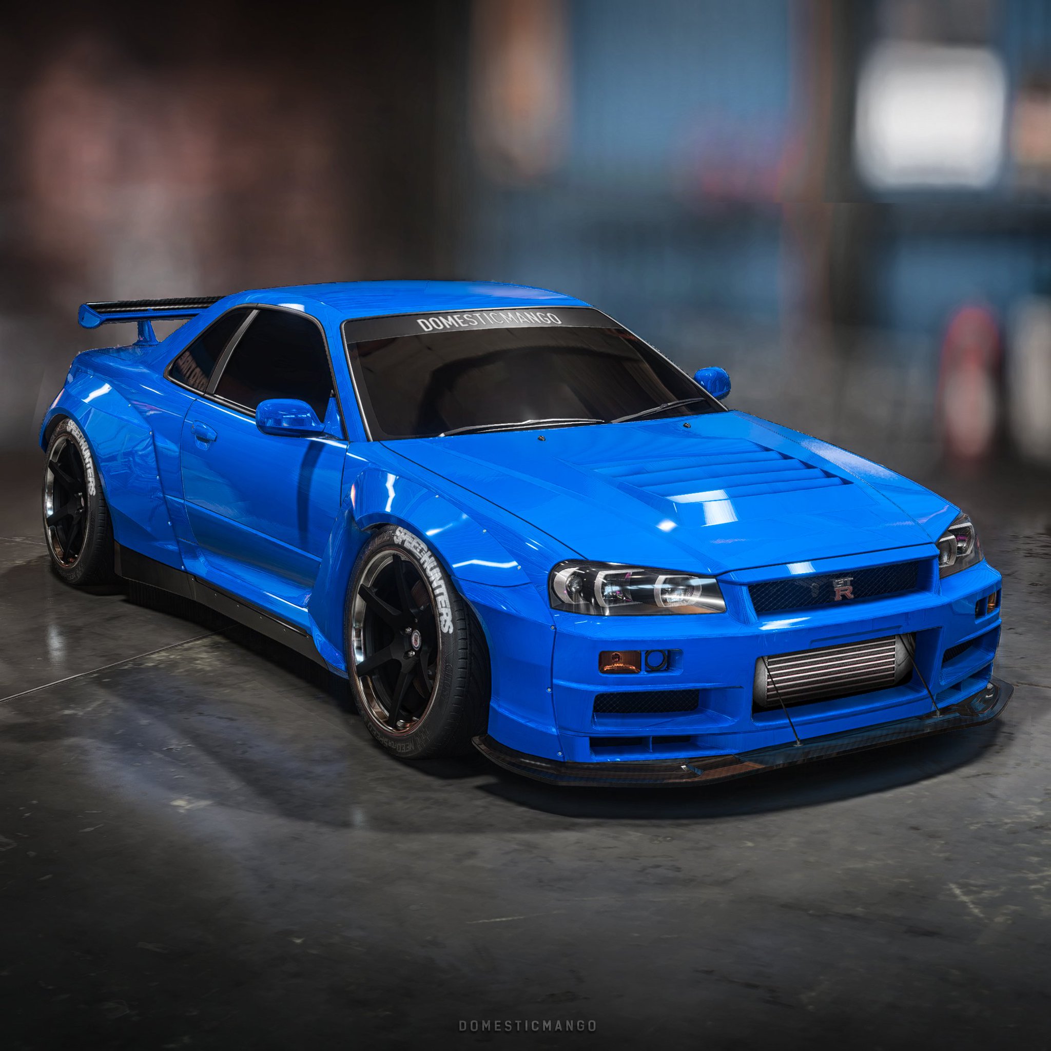 GTR r34 Rocket Bunny