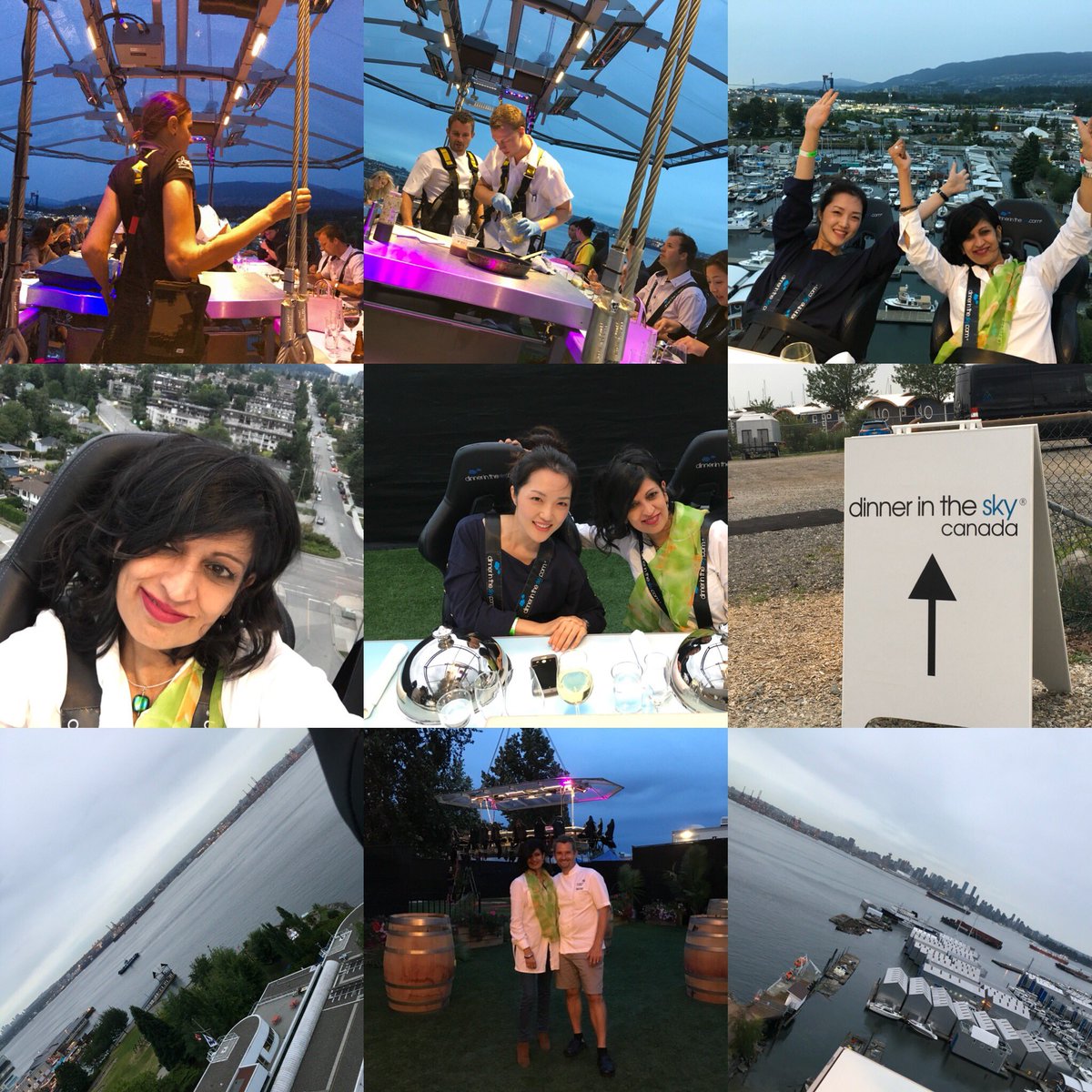 VerindaDoman's tweet image. Best seat in the sky! Thank-you @DinnerinskyCAN for a unique and memorable dining experience @nedbell ~ showcasing 360 degrees breathtaking sunset views! @WESTCOASTsights @BCLesClefsdOr #lesclefsdor @LesClefsdOrCAN #yourkeytoeverything  #conciergerecommends