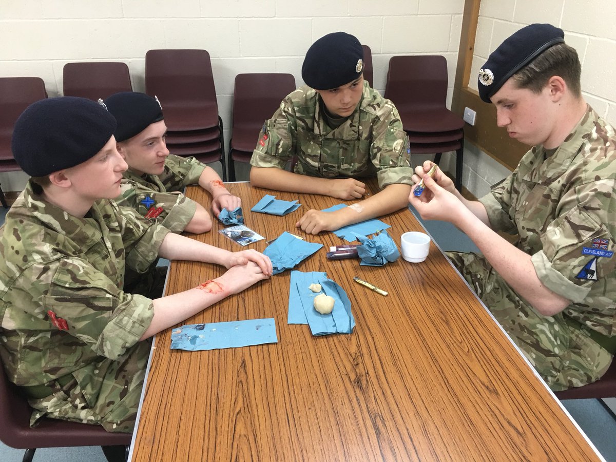 NeilF1973's tweet photo. Visit to Ingleby Barwick RE Detachment tonight- great to see engaged Cadets having fun practicing using the CASSIM kits https://t.co/aD8vTqhlFw