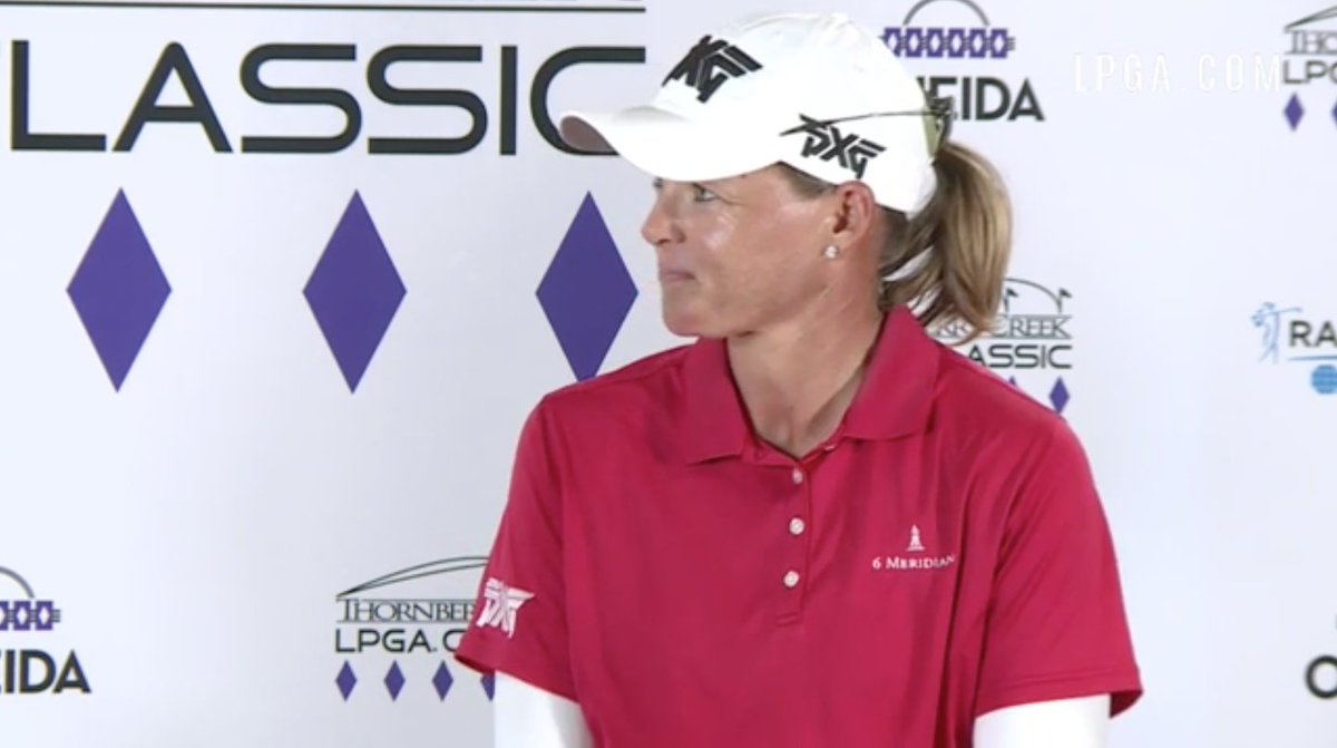 "I got off to a hot start and just tried to keep the pedal down through the back nine."

<a href="/Katherine_Kirk1/">Katherine Kirk</a> post-round at @thornberrylpga
>> bit.ly/2IWiQCN