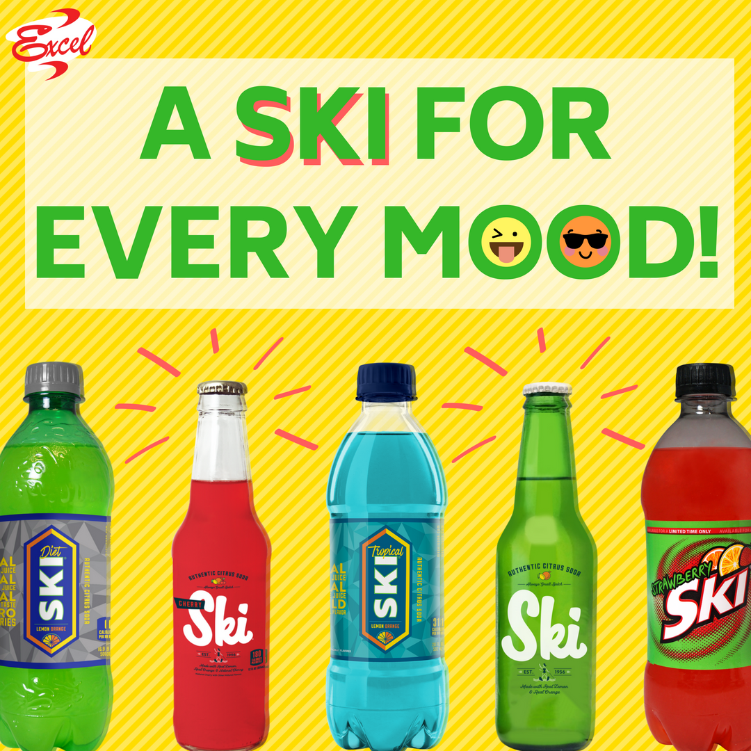 ExcelBottling's tweet photo. Want a little variety? You're in luck. We have all FIVE types of #SkiSoda available all at one time!

This will only be available for a limited time so come grab whichever flavor you're in the mood for today. Visit us at 488 S. Broadway in Breese, IL. https://t.co/Zyx1yOS0k1