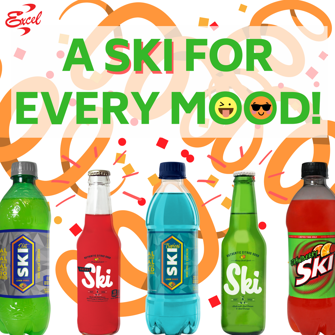 ExcelBottling's tweet photo. Want a little variety? You're in luck. We have all FIVE types of #SkiSoda available all at one time!

This will only be available for a limited time so come grab whichever flavor you're in the mood for today. Visit us at 488 S. Broadway in Breese, IL. https://t.co/Zyx1yOS0k1