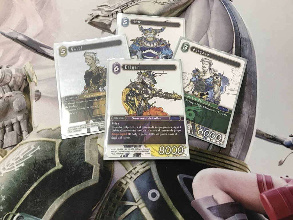 MXpsyco's tweet photo. Today I managed to win @JupiterJuegos locals with a #DawnWarriors deck! Epic end of #OpusV #FFTCG https://t.co/x831u284JD