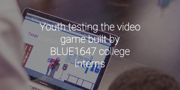 BlueStudios_io's tweet photo. #tbt to our college summer interns building an RPG game, where in-game interns had to complete challenging tasks within our @BLUE1647 environment. Our cowork members &amp; team (@kennethjulian shown in level 1) made cameos. cc: @blue1647gg. https://t.co/cUIxk3svHT