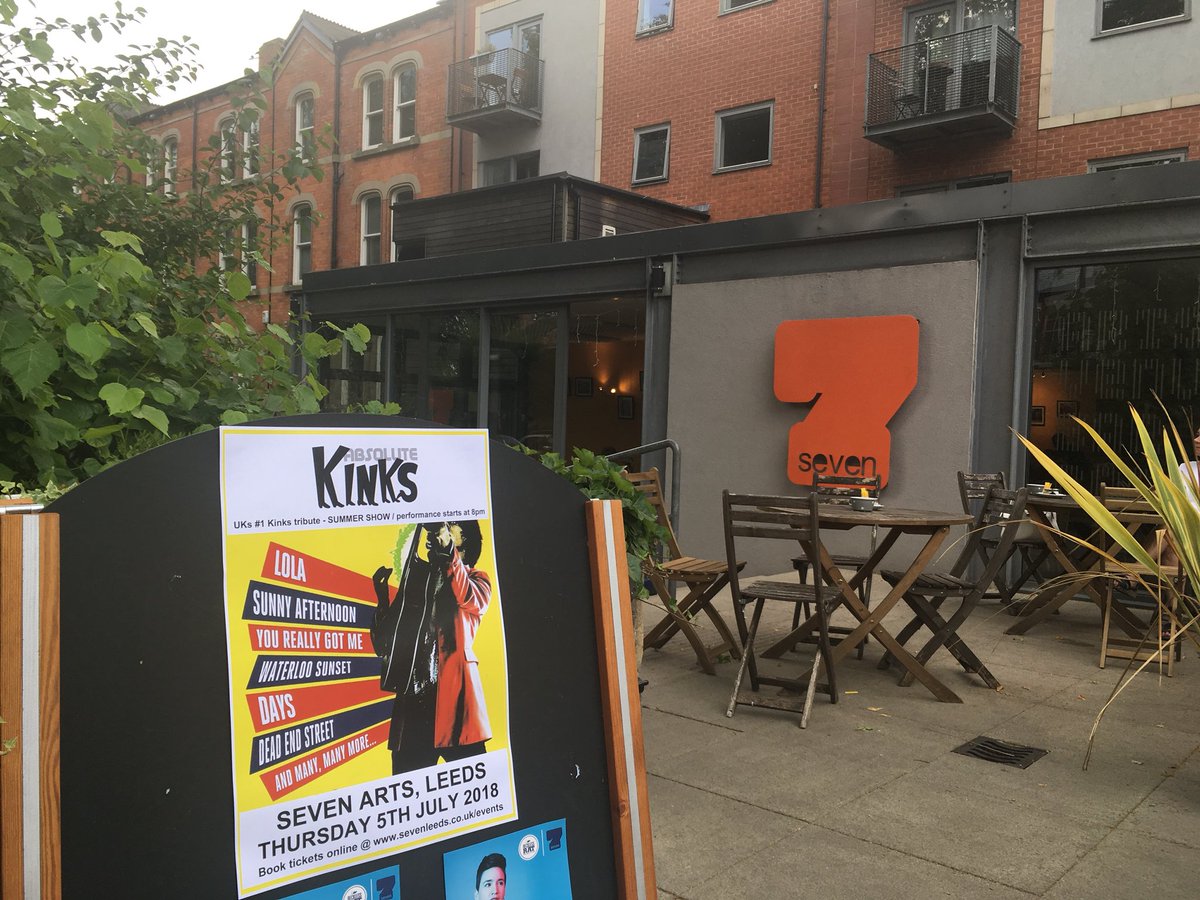 AbsoluteKinks's tweet image. Tickets available on the door for our @Seven_Arts show tonight in Leeds, priced at £18 per ticket 🌞 #leeds #sevenartsleeds #absolutekinks #leeds #sunnyafternoon