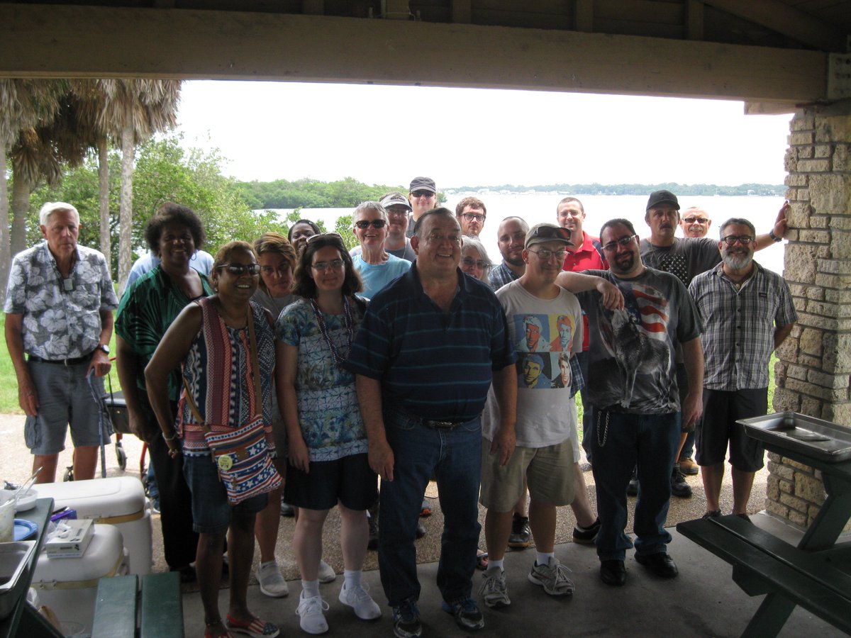TheVincentHouse's tweet image. &quot;Welcome&quot; to the #VincentHouse Bay Pines July 4th outing where some serious BBQ and corn hole action took place. #recoverythroughwork #clubhouseinternational