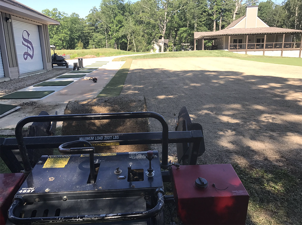 NGTurf's tweet photo. Last June, @Tparsons36Tim's team installed TifTuf on the driving range tee of The Course at Sewanee. Here's a behind the scene look! #ngturf #gawf #golfcoursemaintenance #tiftuf #bermudagrass #farmfreshsod https://t.co/6PzrXCZp0e