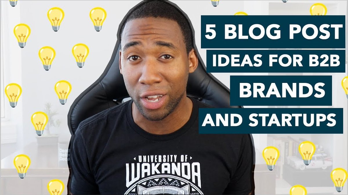 Five Blog Post Ideas For B2B Brands, Startups &amp; Entrepreneurs buff.ly/2sDX4NZ