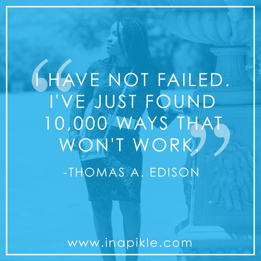 inapiklebag's tweet photo. We can relate 🙌🏻 #inapikle #quote #inspiration #thomasedison #failure #motivation #organizer #purse #momlife #beprepared https://t.co/JMDk1WXuQu https://t.co/SDIdRm7u6E
