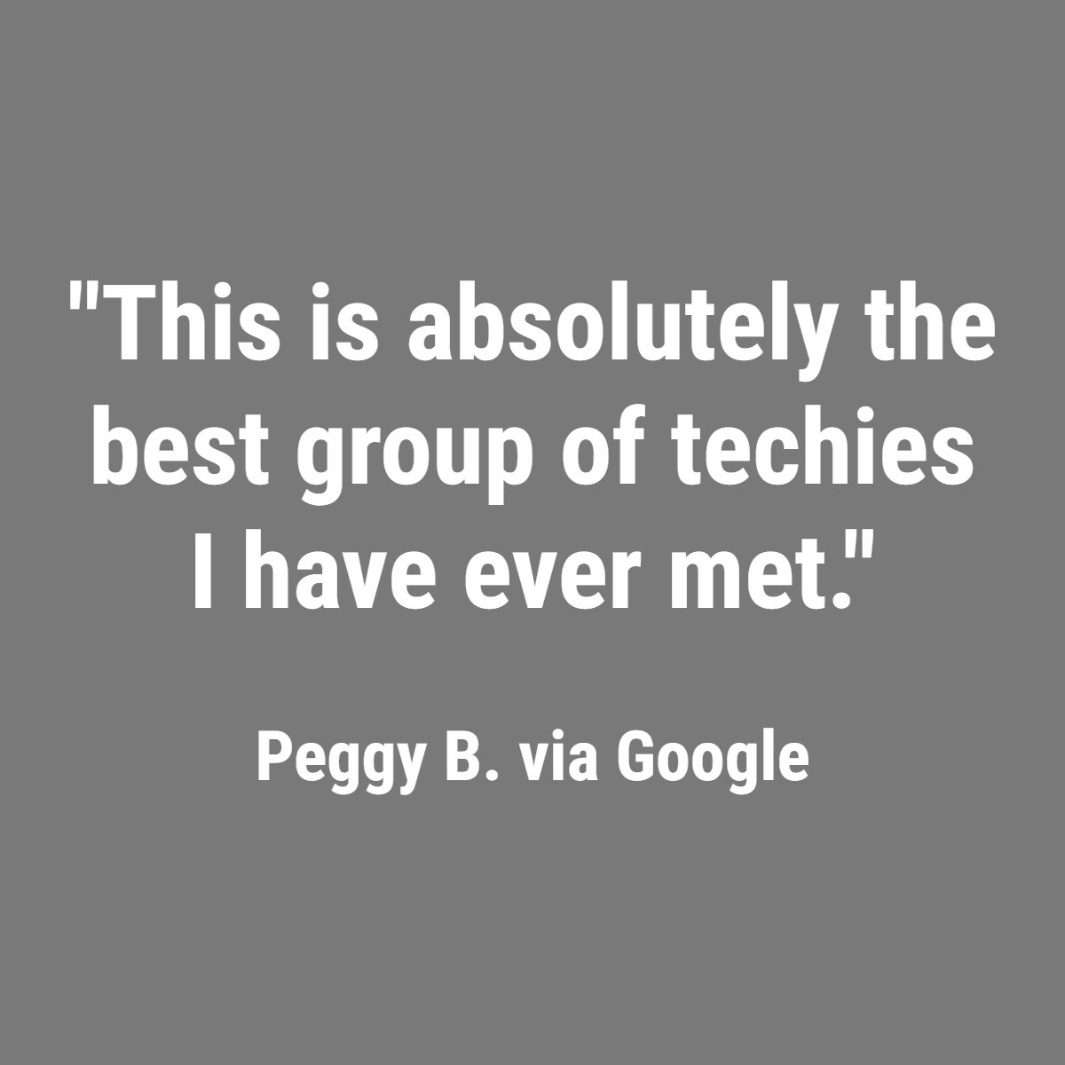 snappycomputer's tweet image. We're proud we could help, Peggy! #SnappyComputer