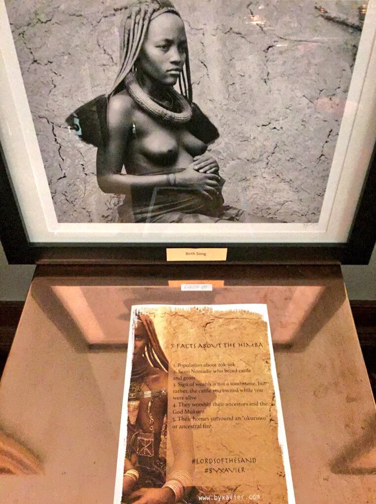 Zanda732's tweet photo. Ou’chea at #RandClubZA supporting the homie #XavierSaer - one of @ALUSHI_JHB’s nearest &amp; dearest photographer📷friends. 

This #LORDSOFTHESAND exhibition of the #HimbaTribe #BYXAVIER is what photography is ALL ABOUT - 10% of all sales are donated back to the community🙏🏽‼️ https://t.co/0t8gX1HjwQ