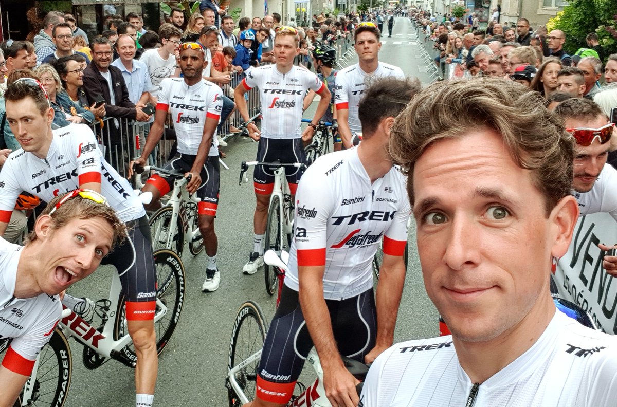 Koen De Kort On Twitter Here We Go Treksegafredo Team Presentation For Letour 2018 Done Only Two More Sleeps Until We Put On The Numbers And Get This Circus Going Baukemollema Is