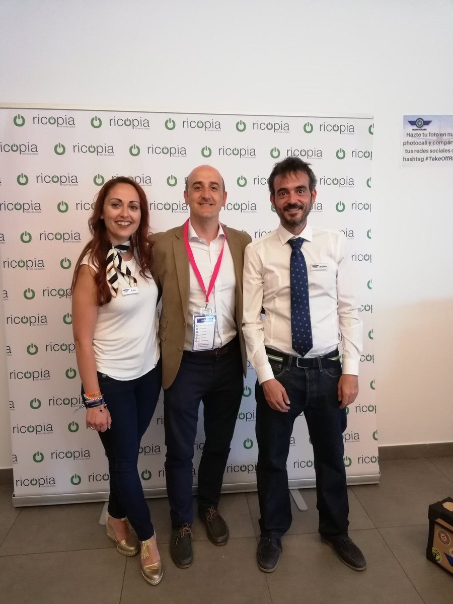 Muy interesante toda la tecnología que despega gracias a #Ricopia #TakeoffRicopia
