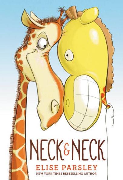 Join us for #BNStorytime this Saturday, July 7th at 11 am. We'll be reading #NeckandNeck. In this laugh-out-loud new book a giraffe's self-esteem is tested during a hilarious confrontation between unlikely look-alikes.
