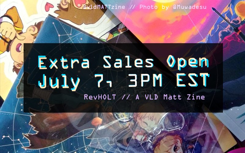 Matt Zine extra sales open Saturday! ✨🤘 (We've set up our store in case you want to see what's on sale in advance: vldmattzine.bigcartel.com) #mattholt #vld #merch