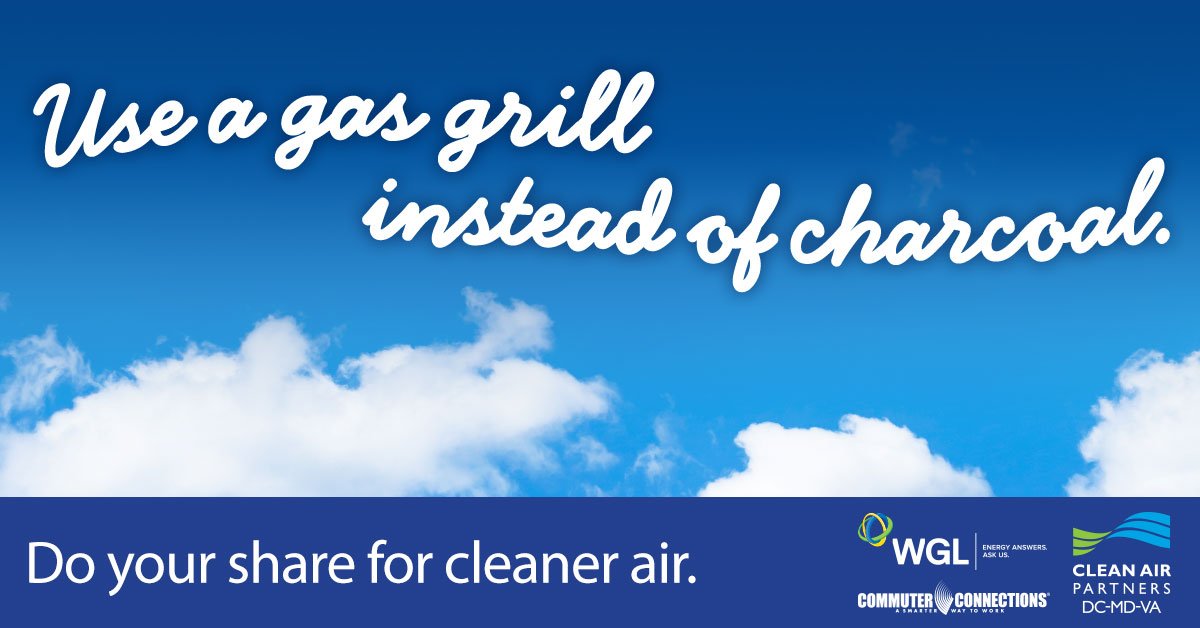 CleanAirPartner's tweet photo. Do you have plans for a Labor Day BBQ? Do your lungs a favor and use an electric or gas grill instead of charcoal. #BreatheEasy https://t.co/y5BllDJGy9