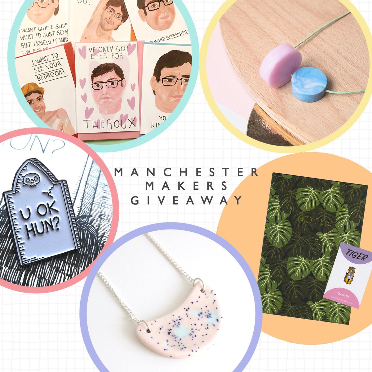 yaystudiomcr's tweet photo. We’re taking part in a fab Manchester Makers giveaway over on our Instagram page. You could win ALL this stuff! Find the post at https://t.co/mqXvn7kbOo for T&amp;Cs #manchester #giveaway #wincoolstuff https://t.co/kPuywsIxvW