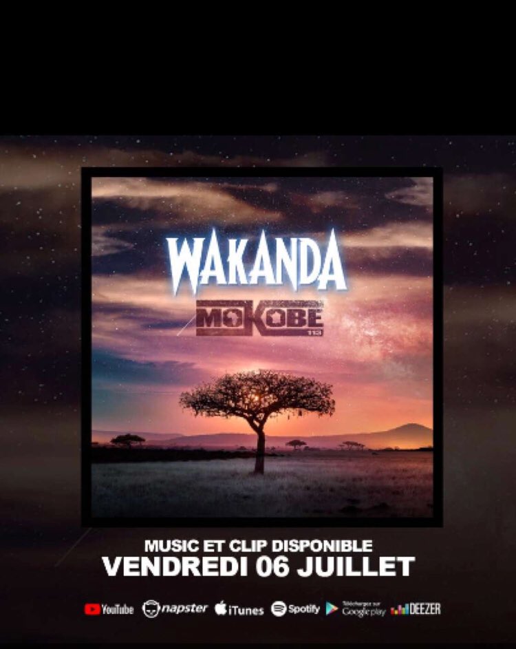 NuageSD's tweet photo. @Mokobe113 sort le titre « Wakanda »
Nous attendons ce titre avec impatience ❤️
Lorsque l’on a un des meilleurs ambassadeur de l’Afrique et de la France on ne peut qu’en être fier !
Qu’on se le dise les maliens ont de la chance d’avoir une telle personnalité! @NuageSD https://t.co/1JpaUCrZ5n