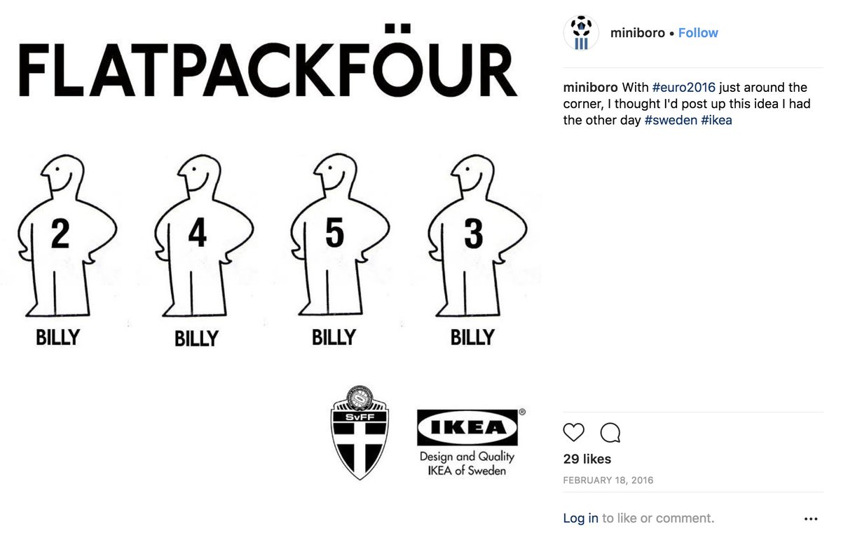 miniboro_dotcom's tweet photo. Good to see / hear an idea I had over 2 years ago is still doing the rounds on Twitter ahead of Englands next match #flatpackfour https://t.co/WCKHBRwN0p